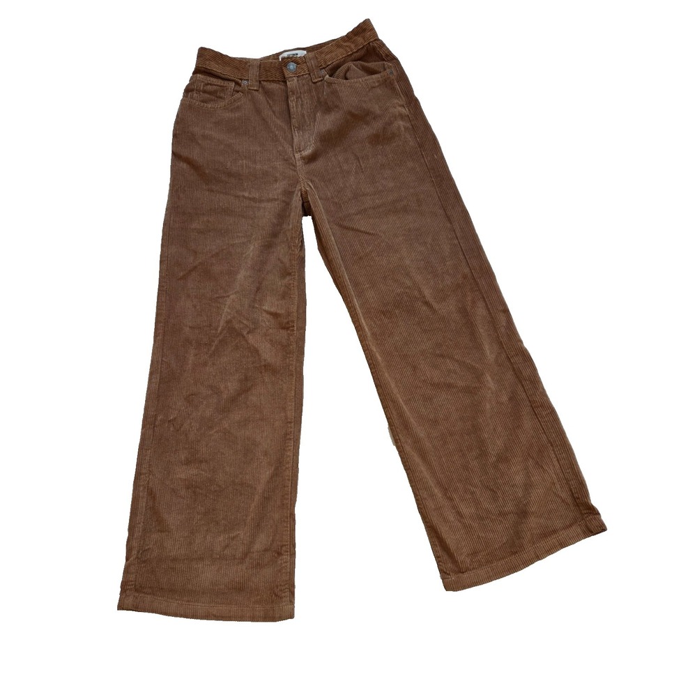 COTTON:ON Women's Cord Super Soft Baggy Leg Jean Wide Leg Brown Size 4